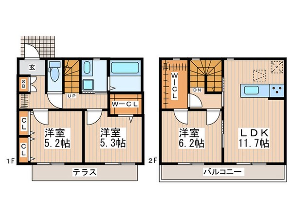 ソレーユ・トロワの物件間取画像